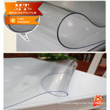 clear transparent pvc film for table cover and roof cover